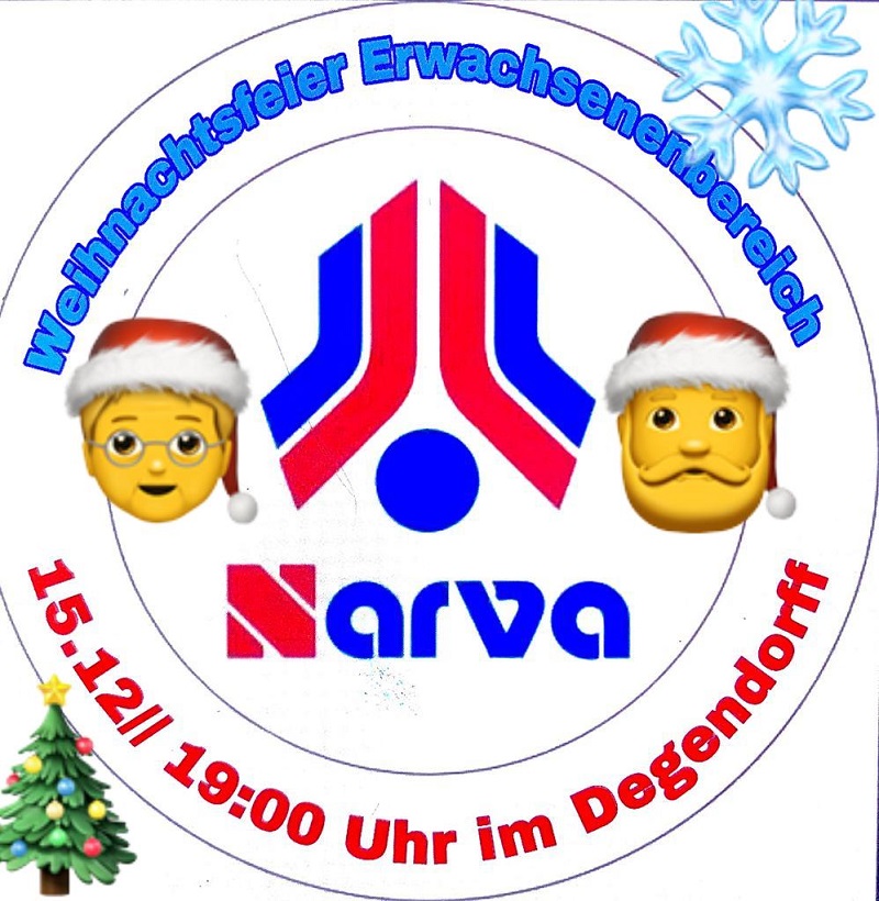 Weihnachtsfeier Erwachsene am 15.12.2023 SG NARVA Berlin e.V. SG